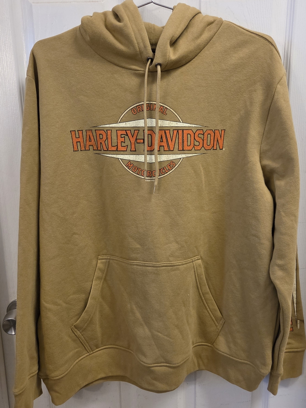 Harley-Davidson Men’s Tan Logo Hoodie